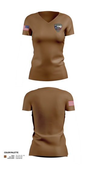Womens Short Sleeve Vneck Shirt, Yoakum County Sheriff’s Office, Police, Teamtime, Team time, sublimation, custom sports apparel, team uniforms, spirit wear, spiritwear, sports uniforms, custom shirts, team store, custom team store, fundraiser sports, apparel fundraiser