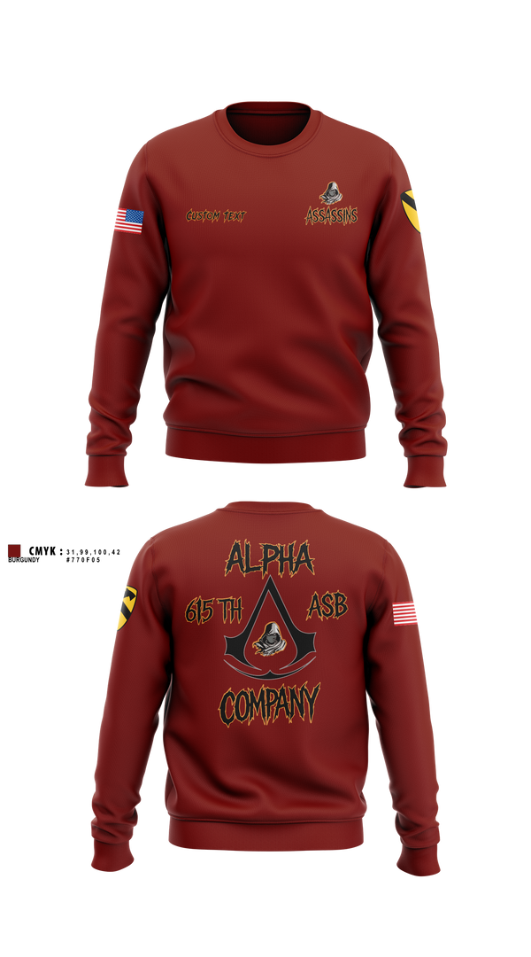 Crew Neck Sweatshirt, , Army, Teamtime, Team time, sublimation, custom sports apparel, team uniforms, spirit wear, spiritwear, sports uniforms, custom shirts, team store, custom team store, fundraiser sports, apparel fundraiser