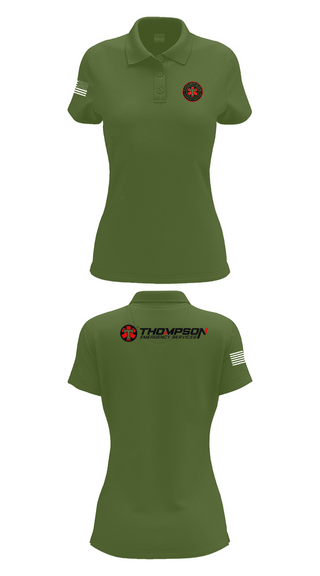 Womens Short Sleeve Performance Polo, Thompson EMS, , Teamtime, Team time, sublimation, custom sports apparel, team uniforms, spirit wear, spiritwear, sports uniforms, custom shirts, team store, custom team store, fundraiser sports, apparel fundraiser