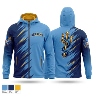 Windbreaker, Krakens, Baseball, Teamtime, Team time, sublimation, custom sports apparel, team uniforms, spirit wear, spiritwear, sports uniforms, custom shirts, team store, custom team store, fundraiser sports, apparel fundraiser
