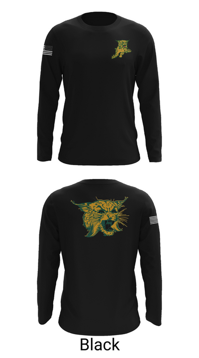 Edgar Wildcats 93654841 Long Sleeve Performance Shirt 26