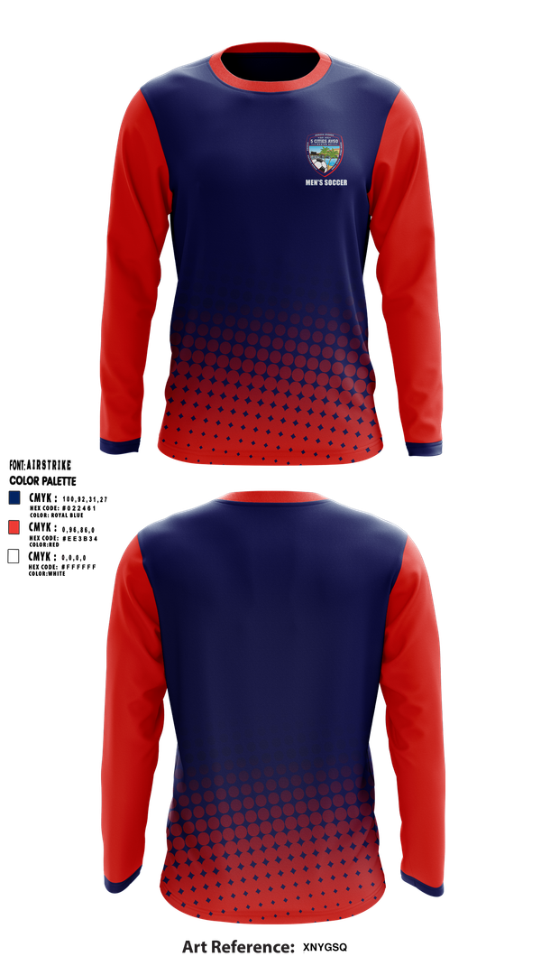 Long Sleeve Performance Shirt, Ayso Region 83 - Five Cities, Men's Soccer, Teamtime, Team time, sublimation, custom sports apparel, team uniforms, spirit wear, spiritwear, sports uniforms, custom shirts, team store, custom team store, fundraiser sports, apparel fundraiser