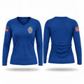 Bravo Women's Long Sleeve V-neck Shirt - 1