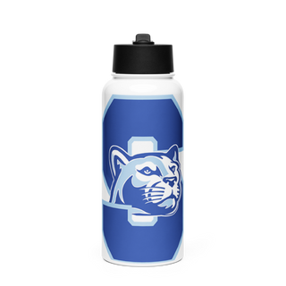 Suffern High School Cross Country 81370462 Stainless Steel Water Bottle with a Straw Lid