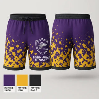 Athletic Shorts With Pockets, Born Again Ministry, , Teamtime, Team time, sublimation, custom sports apparel, team uniforms, spirit wear, spiritwear, sports uniforms, custom shirts, team store, custom team store, fundraiser sports, apparel fundraiser