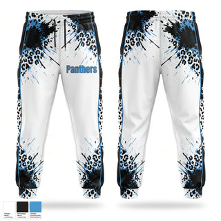 Sweatpants, Panthers, Track & Field, Teamtime, Team time, sublimation, custom sports apparel, team uniforms, spirit wear, spiritwear, sports uniforms, custom shirts, team store, custom team store, fundraiser sports, apparel fundraiser