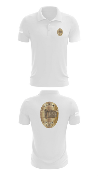 Short Sleeve Performance Polo, Cheraw, Police, Teamtime, Team time, sublimation, custom sports apparel, team uniforms, spirit wear, spiritwear, sports uniforms, custom shirts, team store, custom team store, fundraiser sports, apparel fundraiser