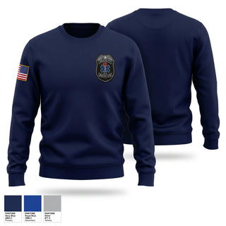 Crew Neck Sweatshirt, Priority 1 Rescue, EMS/EMT, Teamtime, Team time, sublimation, custom sports apparel, team uniforms, spirit wear, spiritwear, sports uniforms, custom shirts, team store, custom team store, fundraiser sports, apparel fundraiser