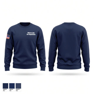 Crew Neck Sweatshirt, Munroe falls fire department, Fire Department, Teamtime, Team time, sublimation, custom sports apparel, team uniforms, spirit wear, spiritwear, sports uniforms, custom shirts, team store, custom team store, fundraiser sports, apparel fundraiser