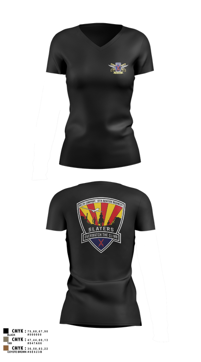 D/10 Slayers Women's Short Sleeve V-neck Shirt - 20