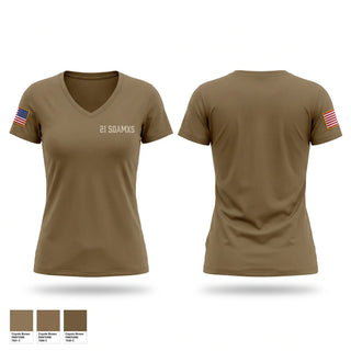 Womens Short Sleeve Vneck Shirt, 21 SOAMXS, Air Force, Teamtime, Team time, sublimation, custom sports apparel, team uniforms, spirit wear, spiritwear, sports uniforms, custom shirts, team store, custom team store, fundraiser sports, apparel fundraiser