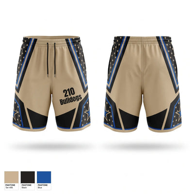 210 Bulldogs Athletic Shorts With Pockets - 1