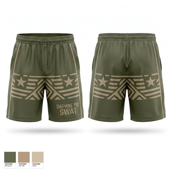 Athletic Shorts With Pockets, Daphne PD SWAT, Police, Teamtime, Team time, sublimation, custom sports apparel, team uniforms, spirit wear, spiritwear, sports uniforms, custom shirts, team store, custom team store, fundraiser sports, apparel fundraiser