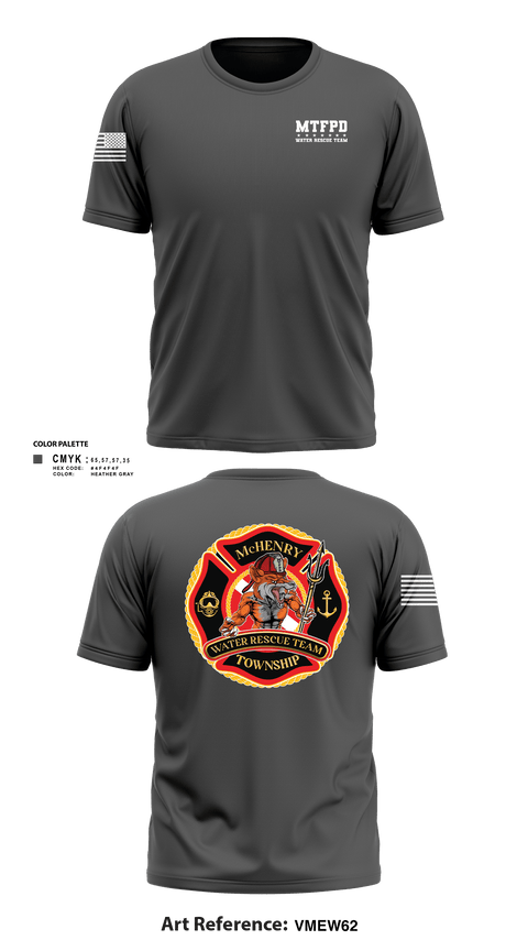 Short Sleeve Performance Shirt, MTFPD Water Rescue Teams, Fire Department, Teamtime, Team time, sublimation, custom sports apparel, team uniforms, spirit wear, spiritwear, sports uniforms, custom shirts, team store, custom team store, fundraiser sports, apparel fundraiser