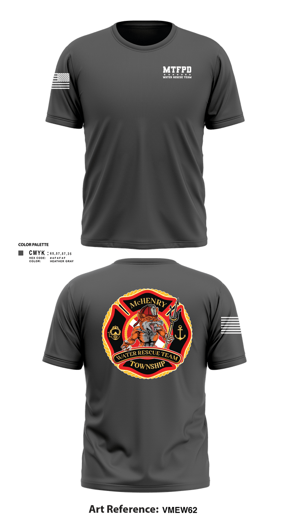 Short Sleeve Performance Shirt, MTFPD Water Rescue Teams, Fire Department, Teamtime, Team time, sublimation, custom sports apparel, team uniforms, spirit wear, spiritwear, sports uniforms, custom shirts, team store, custom team store, fundraiser sports, apparel fundraiser