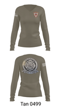 Rockhouse vol Fire department 73331068 Women's Long Sleeve V-neck Shirt - 11