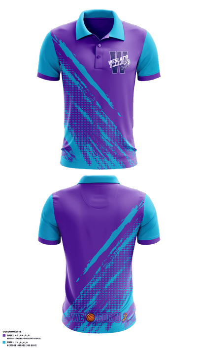Weslaco Scorpions 41640937 Short Sleeve Performance Polo - 3