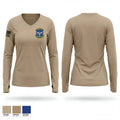 Academy Cadet Squadron 45991123 Women's Long Sleeve V-neck Shirt - 1
