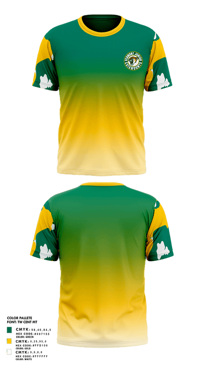 Vermont Junior Catamounts 23031038 Short Sleeve Performance Shirt - 2