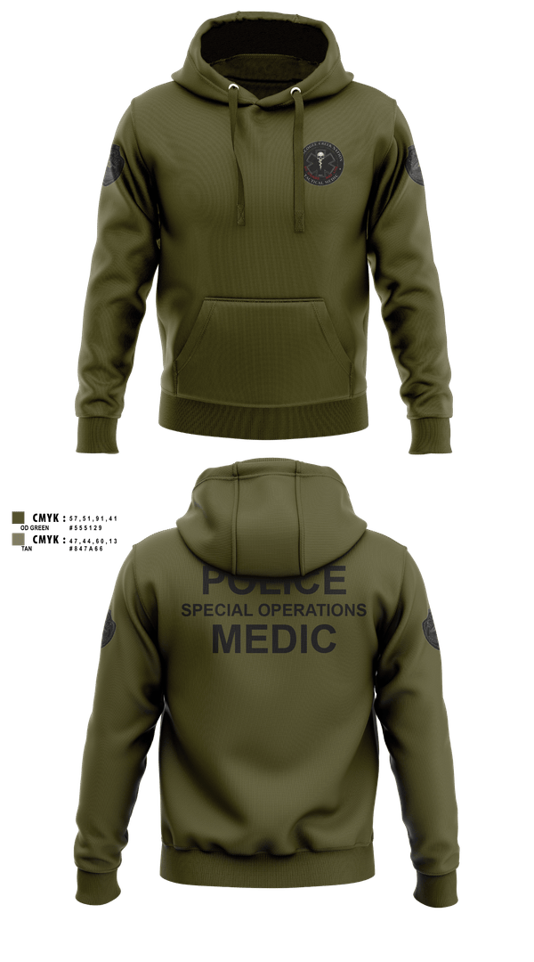 Hoodie, Muscogee Nation Police Tactical Medical team, Police, Teamtime, Team time, sublimation, custom sports apparel, team uniforms, spirit wear, spiritwear, sports uniforms, custom shirts, team store, custom team store, fundraiser sports, apparel fundraiser