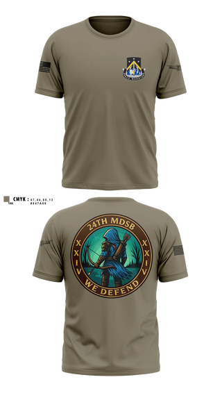 Old School Cotton Shirt, 24TH MDSB, Army, Teamtime, Team time, sublimation, custom sports apparel, team uniforms, spirit wear, spiritwear, sports uniforms, custom shirts, team store, custom team store, fundraiser sports, apparel fundraiser
