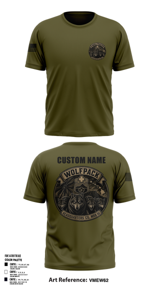 Short Sleeve Performance Shirt, Headquarters Company, MRB HI, Army, Teamtime, Team time, sublimation, custom sports apparel, team uniforms, spirit wear, spiritwear, sports uniforms, custom shirts, team store, custom team store, fundraiser sports, apparel fundraiser