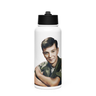 1st Infantry Division 4705595 Stainless Steel Water Bottle with a Straw Lid