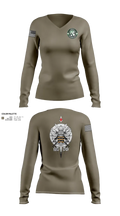 S7 16767122 Women's Long Sleeve V-neck Shirt - 22