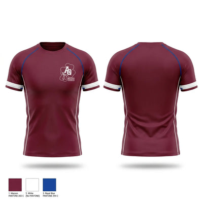 Aquinas Boxing 23313363 Short Sleeve Rash Guard Shirt - 1