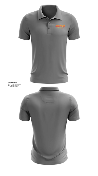 Short Sleeve Performance Polo, Lightning Force Athletics, Track & Field, Teamtime, Team time, sublimation, custom sports apparel, team uniforms, spirit wear, spiritwear, sports uniforms, custom shirts, team store, custom team store, fundraiser sports, apparel fundraiser