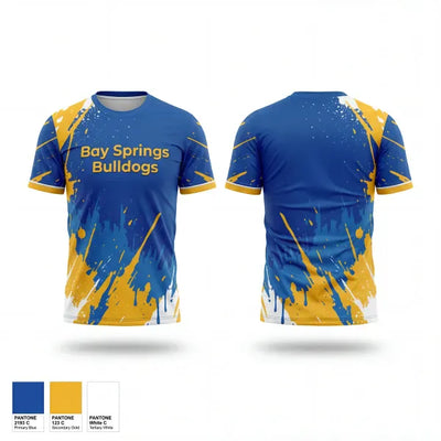 Bay Springs Bulldogs 86584943 Short Sleeve Performance Shirt - 1