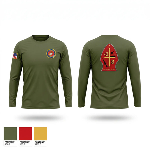 Long Sleeve Performance Shirt, 3/8 WEAPONS COMPANY, Marines, Teamtime, Team time, sublimation, custom sports apparel, team uniforms, spirit wear, spiritwear, sports uniforms, custom shirts, team store, custom team store, fundraiser sports, apparel fundraiser
