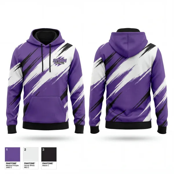Hoodie, Storm, Softball, Teamtime, Team time, sublimation, custom sports apparel, team uniforms, spirit wear, spiritwear, sports uniforms, custom shirts, team store, custom team store, fundraiser sports, apparel fundraiser