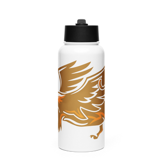 The Palmdale Aerospace Academy Cross Country 45679690 Stainless Steel Water Bottle with a Straw Lid