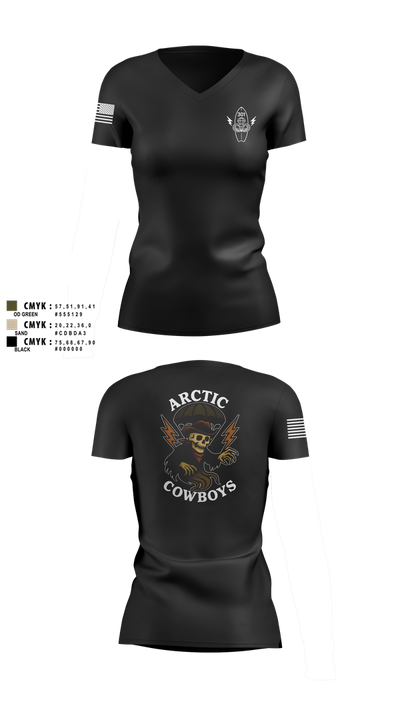 301 76362745 Women's Short Sleeve V-neck Shirt - 5