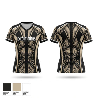Womens Short Sleeve Vneck Shirt, Executioners, Men's Soccer, Teamtime, Team time, sublimation, custom sports apparel, team uniforms, spirit wear, spiritwear, sports uniforms, custom shirts, team store, custom team store, fundraiser sports, apparel fundraiser