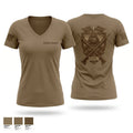 NTTC Lackland Weps Unit Women's Short Sleeve V-neck Shirt - 1