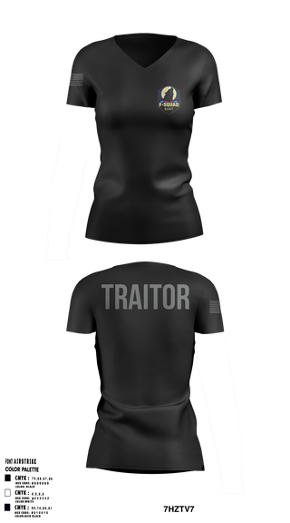 Womens Short Sleeve Vneck Shirt, F- Squad East, Police, Teamtime, Team time, sublimation, custom sports apparel, team uniforms, spirit wear, spiritwear, sports uniforms, custom shirts, team store, custom team store, fundraiser sports, apparel fundraiser