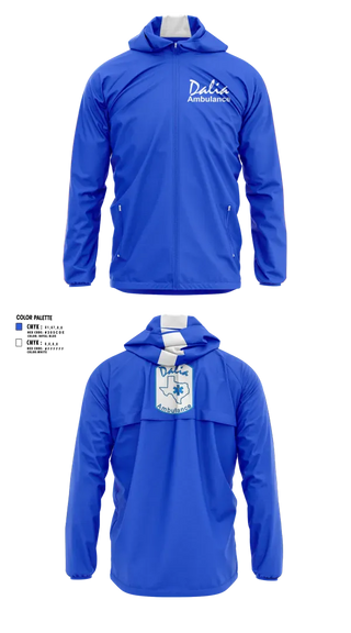 Windbreaker, Dalia Ambulance Service, EMS/EMT, Teamtime, Team time, sublimation, custom sports apparel, team uniforms, spirit wear, spiritwear, sports uniforms, custom shirts, team store, custom team store, fundraiser sports, apparel fundraiser