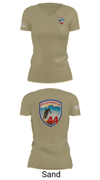 Womens Short Sleeve Vneck Shirt, Civil Disturbance Unit, , Teamtime, Team time, sublimation, custom sports apparel, team uniforms, spirit wear, spiritwear, sports uniforms, custom shirts, team store, custom team store, fundraiser sports, apparel fundraiser