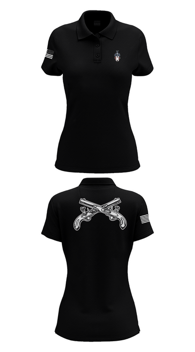 712th MP Co 21611844 Women's Short Sleeve Performance Polo  - 35