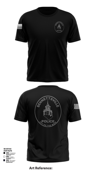 Short Sleeve Performance Shirt, Bennettsville Police, Police, Teamtime, Team time, sublimation, custom sports apparel, team uniforms, spirit wear, spiritwear, sports uniforms, custom shirts, team store, custom team store, fundraiser sports, apparel fundraiser