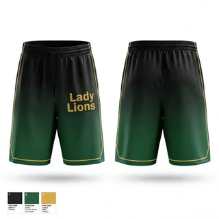 Athletic Shorts With Pockets, Lady Lions, Women's Soccer, Teamtime, Team time, sublimation, custom sports apparel, team uniforms, spirit wear, spiritwear, sports uniforms, custom shirts, team store, custom team store, fundraiser sports, apparel fundraiser