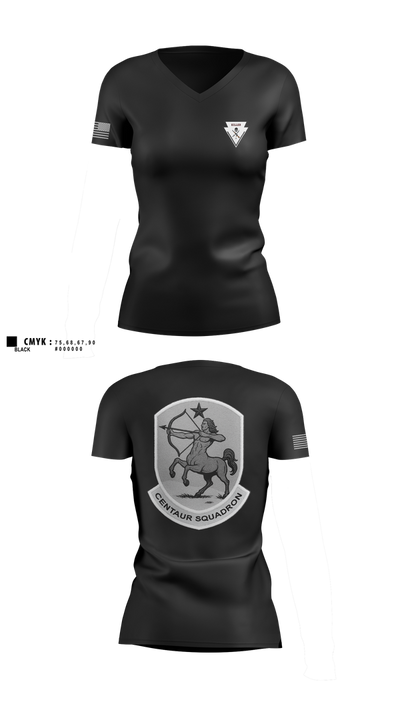 Killer Troop, 2/11 ACR 49037444 Women's Short Sleeve V-neck Shirt - 2