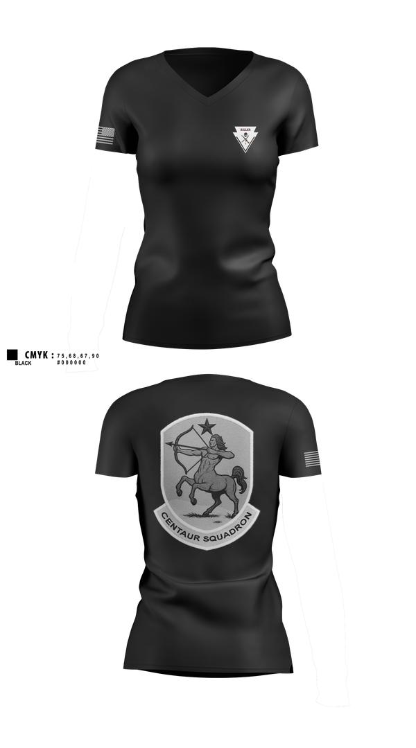 Womens Short Sleeve Vneck Shirt, Killer Troop, 2/11 ACR, , Teamtime, Team time, sublimation, custom sports apparel, team uniforms, spirit wear, spiritwear, sports uniforms, custom shirts, team store, custom team store, fundraiser sports, apparel fundraiser