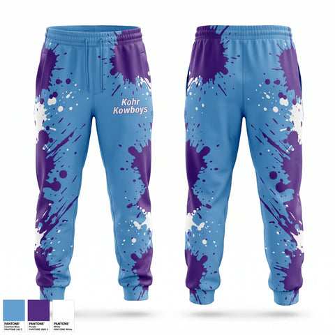 Sweatpants, Kohr Kowboys, Baseball, Teamtime, Team time, sublimation, custom sports apparel, team uniforms, spirit wear, spiritwear, sports uniforms, custom shirts, team store, custom team store, fundraiser sports, apparel fundraiser