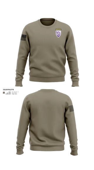 Crew Neck Sweatshirt, 360 CA BDE (Airborne), Army, Teamtime, Team time, sublimation, custom sports apparel, team uniforms, spirit wear, spiritwear, sports uniforms, custom shirts, team store, custom team store, fundraiser sports, apparel fundraiser