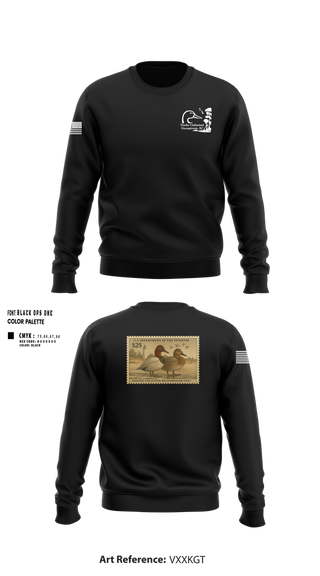 Crew Neck Sweatshirt, Ducks Unlimited, , Teamtime, Team time, sublimation, custom sports apparel, team uniforms, spirit wear, spiritwear, sports uniforms, custom shirts, team store, custom team store, fundraiser sports, apparel fundraiser