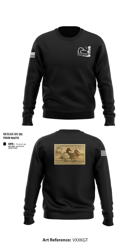Crew Neck Sweatshirt, Ducks Unlimited, , Teamtime, Team time, sublimation, custom sports apparel, team uniforms, spirit wear, spiritwear, sports uniforms, custom shirts, team store, custom team store, fundraiser sports, apparel fundraiser
