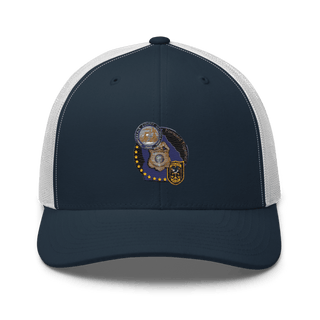 Police Department Academy 4041220 Retro Trucker Hat | Yupoong 6606
